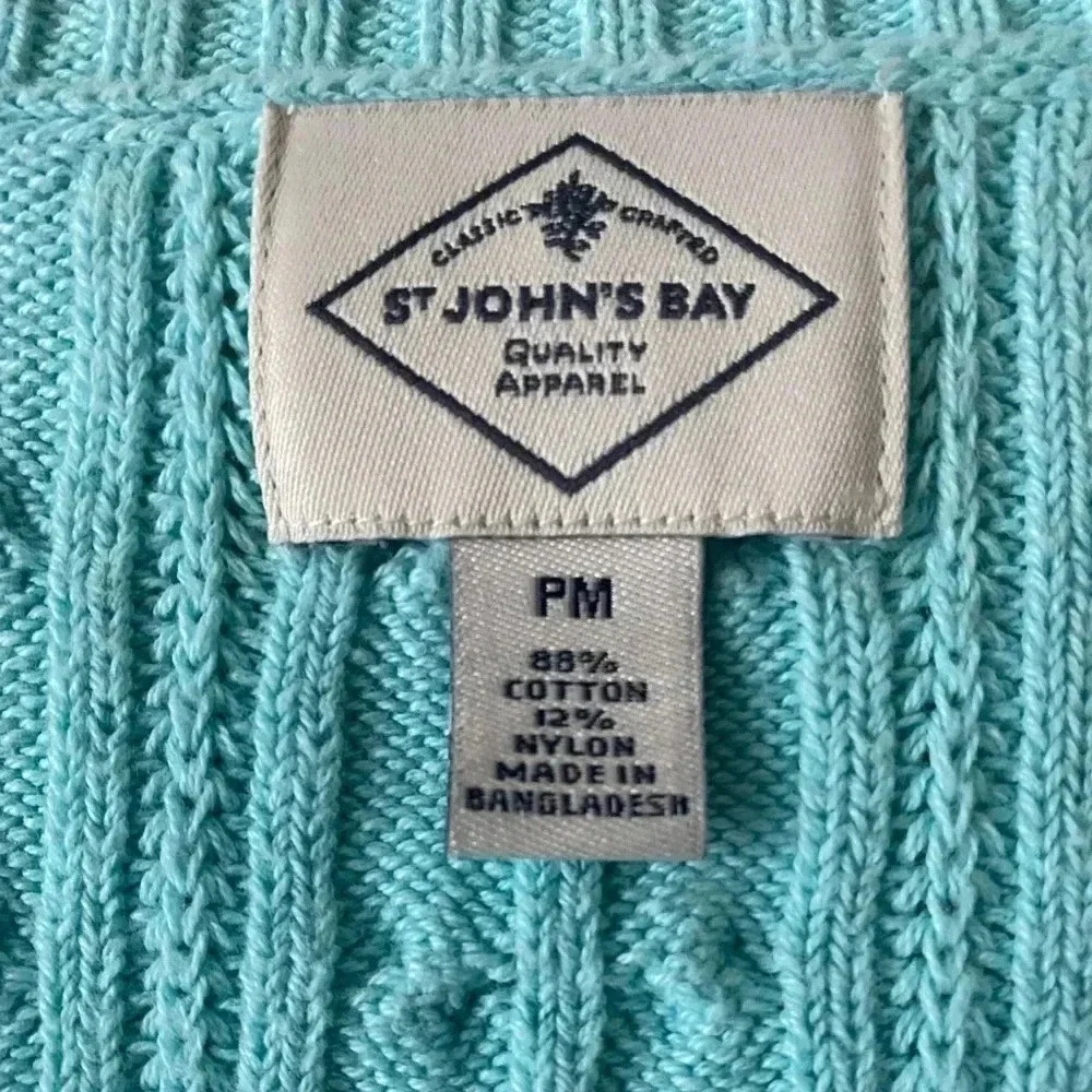 *NWOT* ST. JOHNS BAY | Women’s V Neck Long Sleeve Pullover Sweater Size M - Picture 4 of 4